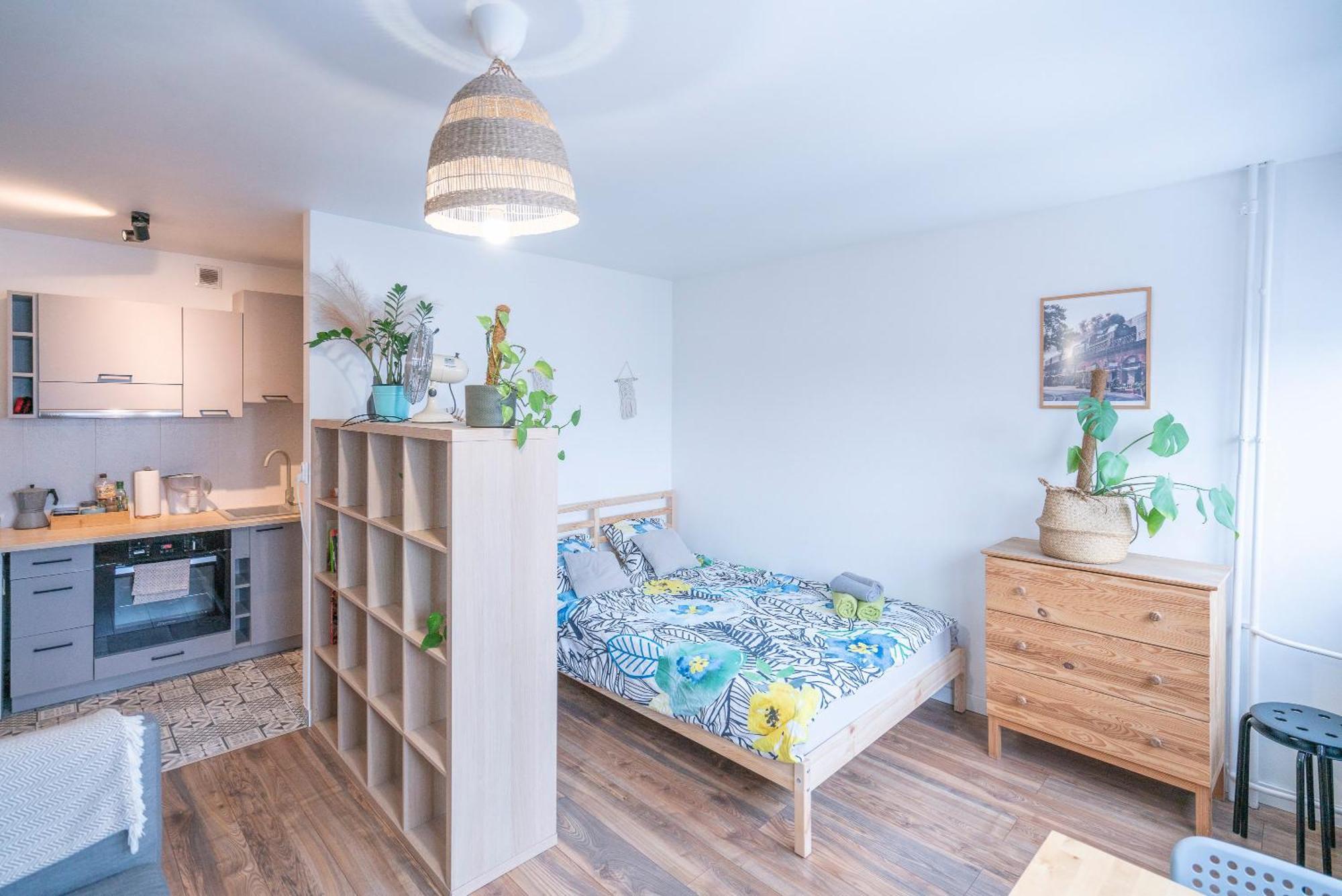 Апартаменты 10Th Floor Studio In The City Center Of Вроцлав Экстерьер фото